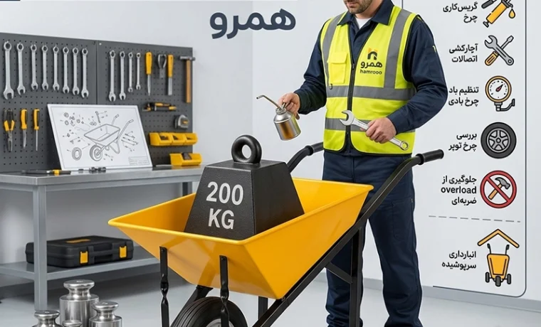 راهنمای نگهداری فرغون فرقون پروفیلی